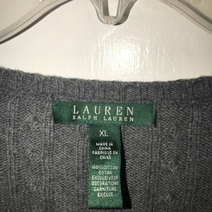 Lauren gray cotton sweater